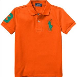 Brand NEW Ralph Lauren (Polo) Shirt ~ Orange               5-Year-Old Boy/Girl